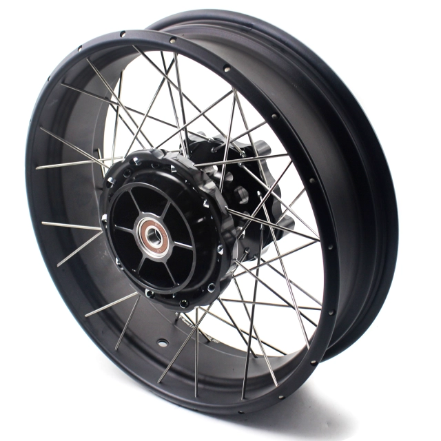 VMX 2.15*21"/4.25*17" Tubeless Wheels Rims Fit for BMW F800GS 2008-2021 Black Hub Black Rim