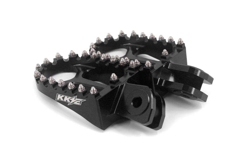 KKE Black Foot Pegs Foot Rest Compatible with Sur-ron Light Bee and Light Bee-X