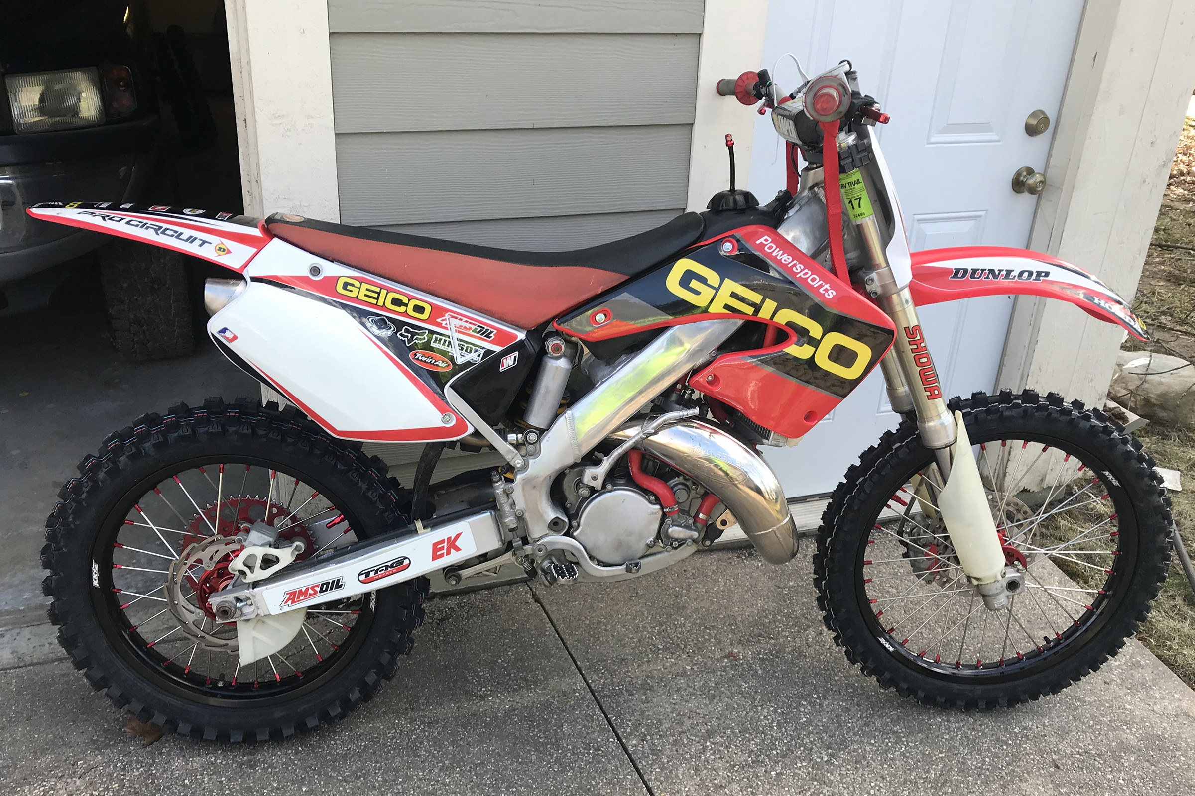 KKE 21/19 inch Casting MX Wheels Rims Set Red Nipple Fit HONDA CRF250R 2004-2013 CRF450R 2002-2012