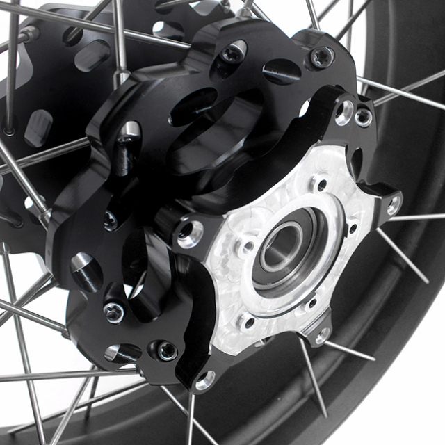 VMX 2.5*19"/4.25*17" Tubeless Wheels Set Fit for BMW G310GS 2019-2021 Black Hub Black Rim