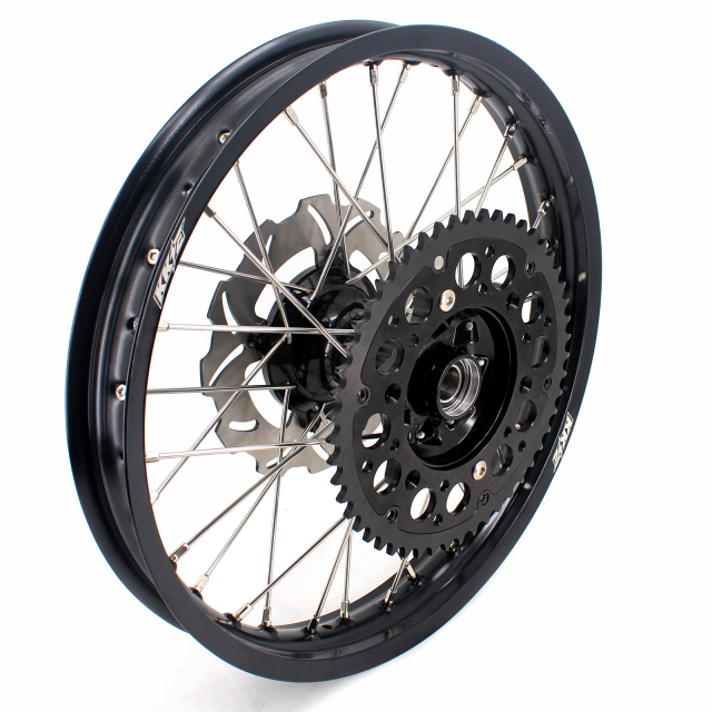 KKE 21/19 MX Wheels Rim Set Fit HONDA CRF250R 2014-2020 CRF450R 2013-2020 Black Casting Hub