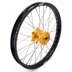 KKE 21/19 Dirtbike MX Wheels Rims Set Fit SUZUKI RM125 RM250 1996-2000 Gold Hub