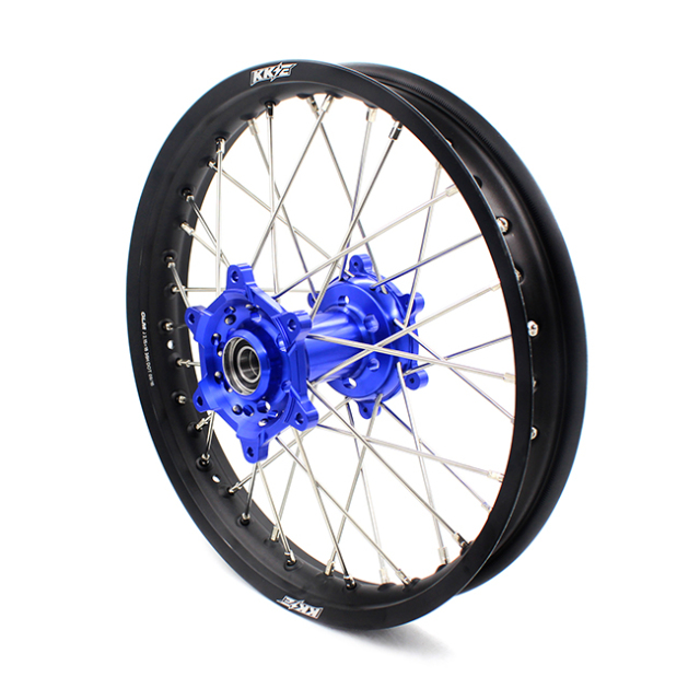 KKE 1.6*21/2.15*18 Dirtbike Enduro Motorcycle Wheels Set Fit SUZUKI DRZ400 DRZ400E DRZ400S Disc Blue Hub