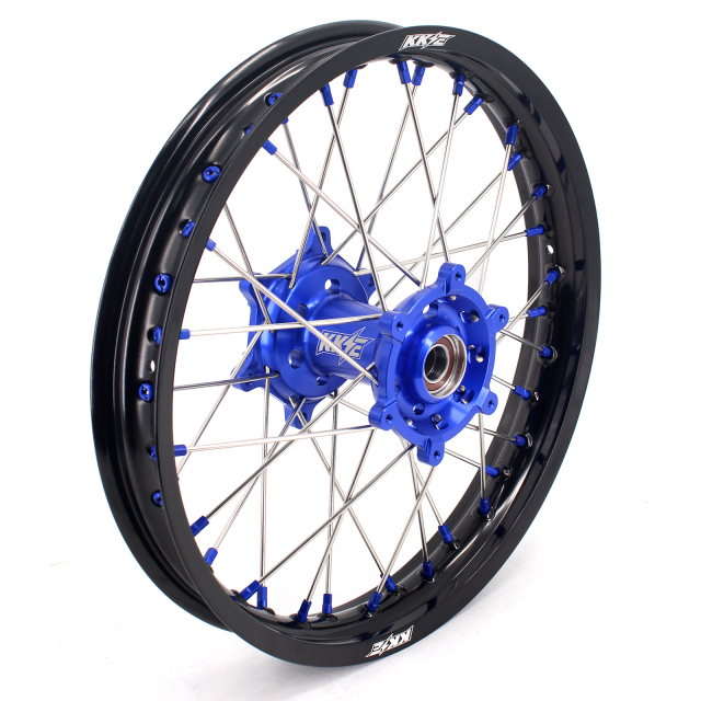 KKE 21/18 Enduro Wheels Set Fit SUZUKI DRZ400 00-04 DRZ400E 00-07 DRZ400S 00-21 Motorcycle Rims Blue Nipple