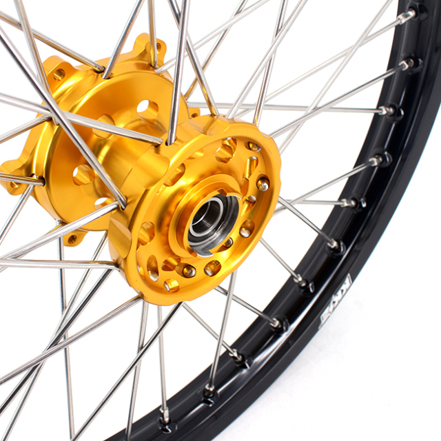 KKE Enduro 21/18 Dirtbike Wheels Set Fit SUZUKI DRZ400 DRZ400S DRZ400E Gold Hub