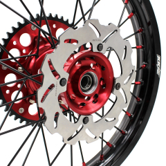 KKE 21/18 Enduro Wheels Set Fit HONDA CRF250R 2004-2013 CRF450R 2002-2012 Black Spoke
