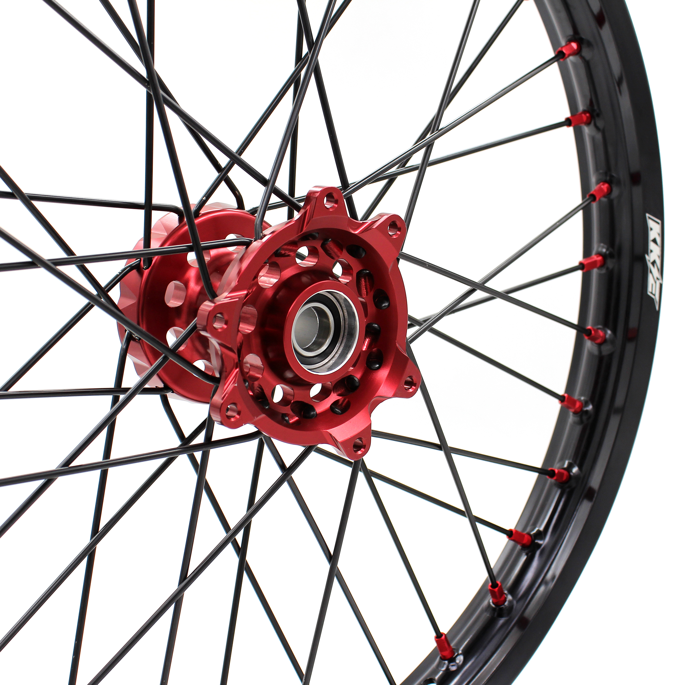 KKE 21/18 Enduro Wheels Set Fit HONDA CRF250R 2004-2013 CRF450R 2002-2012 Black Spoke