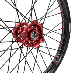 KKE 21/18 Enduro Wheels Set Fit HONDA CRF250R 2004-2013 CRF450R 2002-2012 Black Spoke