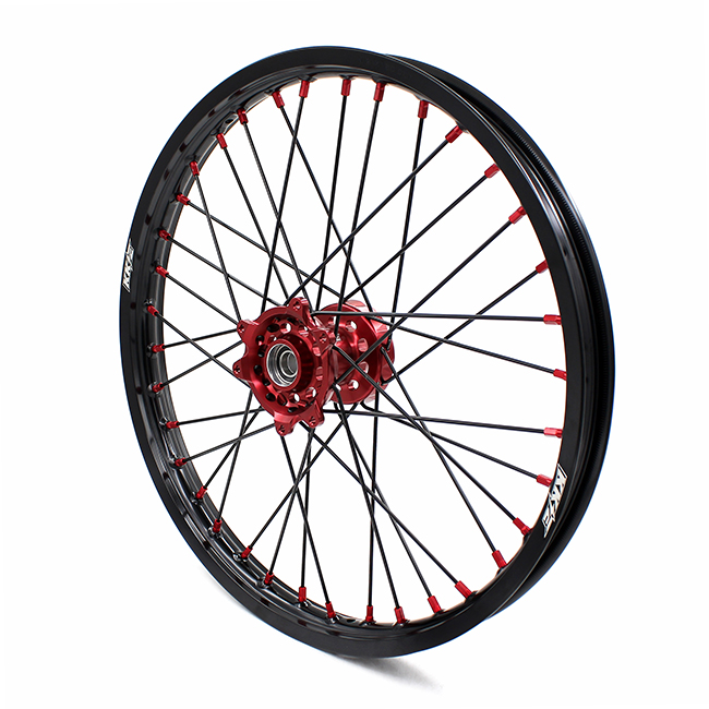 KKE 21/19 MX Motorcycle Wheels Rim Set Fit HONDA CRF250R 2014-2024 CRF450R 2013-2024 Black Spoke