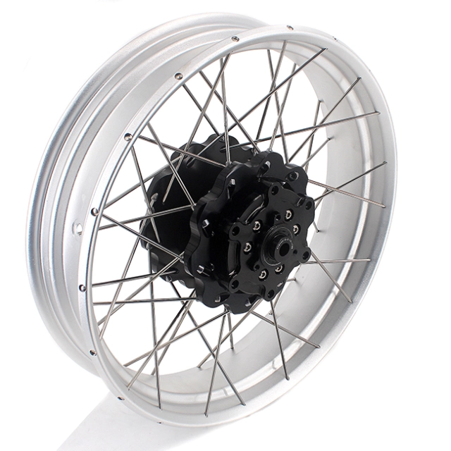 VMX Fit KTM 390 Adventure 2020-2021 Tubeless Wheels 2.5*19&quot;/3.5*17&quot; Rims Black Hub Silver Rim
