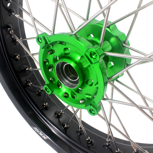 KKE 3.5/4.25*17 Inch Supermoto Dirtbike Wheels Rims Fit KAWASAKI KX125 KX250F KX450F 2006-2023