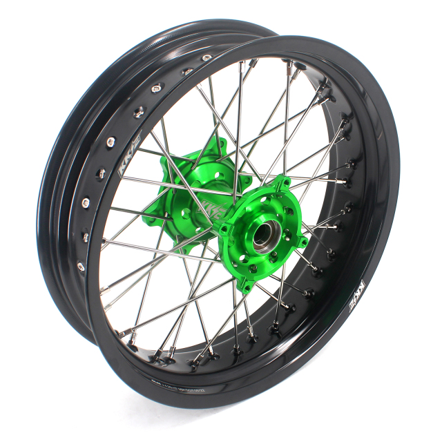 KKE 3.5/4.25*17 Inch Supermoto Dirtbike Wheels Rims Fit KAWASAKI KX125 KX250F KX450F 2006-2023