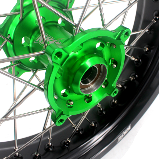 KKE 3.5/4.25*17 Inch Supermoto Dirtbike Wheels Rims Fit KAWASAKI KX125 KX250F KX450F 2006-2023