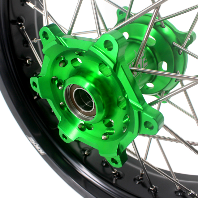 KKE 3.5/4.25*17 Inch Supermoto Dirtbike Wheels Rims Fit KAWASAKI KX125 KX250F KX450F 2006-2023