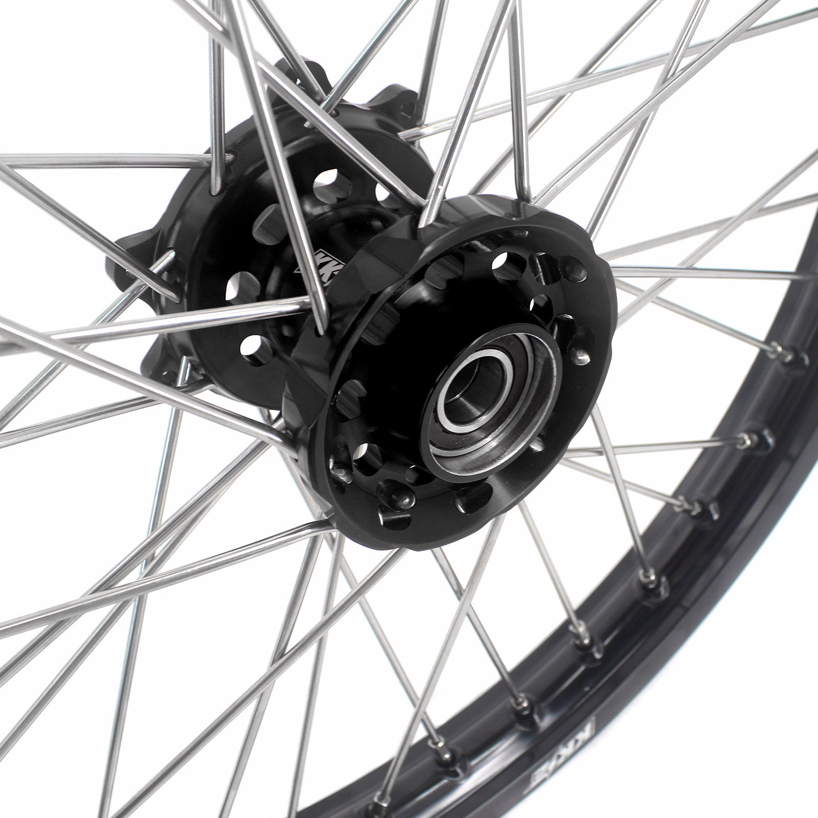 KKE 21/18 Inch Enduro Motorcycle Wheels Rims Set Fit HONDA CRF250L 2017-2020 OEM Size Black Hub