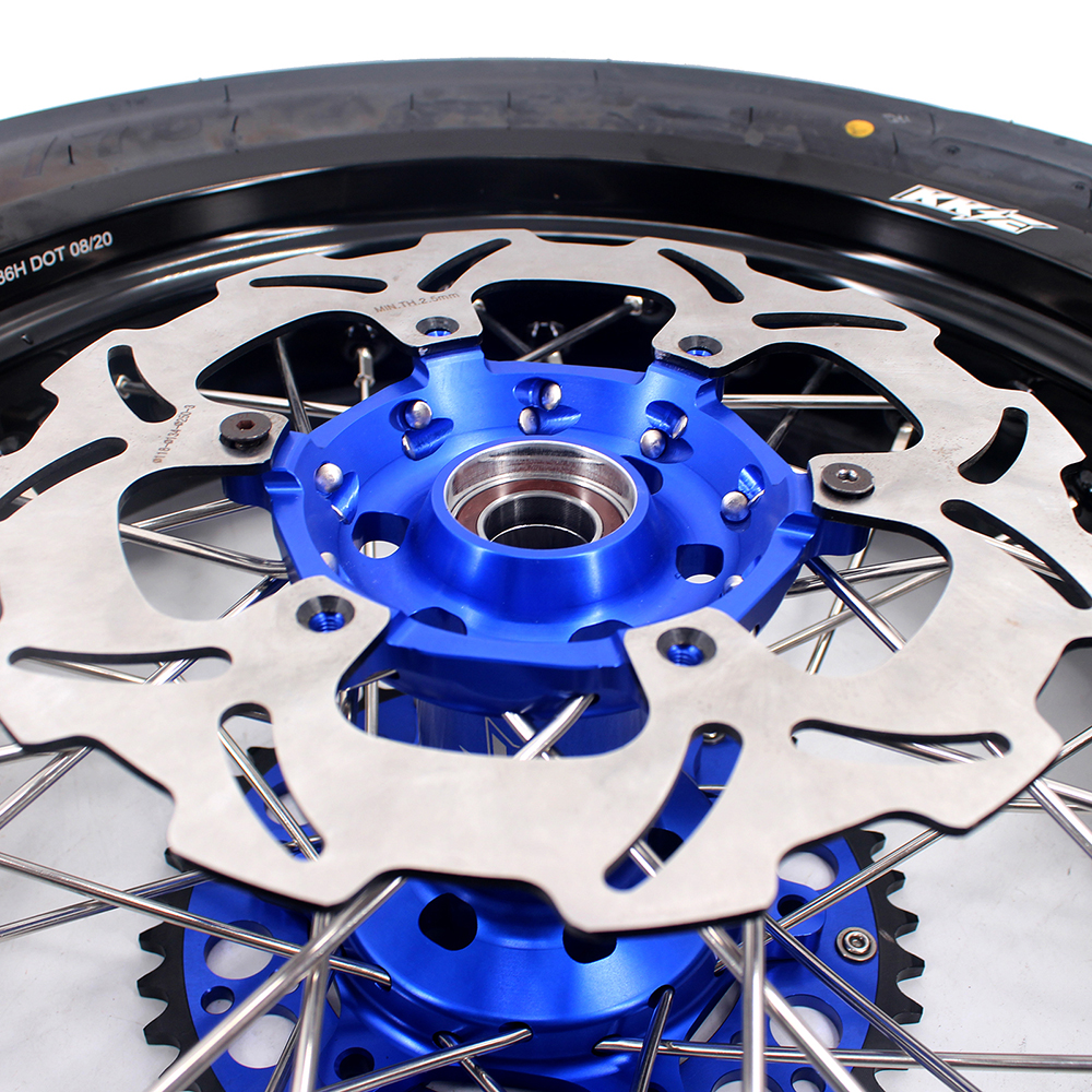 KKE 3.5*17/4.25*17 Supermoto Wheels Set With CST Tire Fit YAMAHA YZ125/250  1999-2023 YZ250F 2001-2023 YZ450F