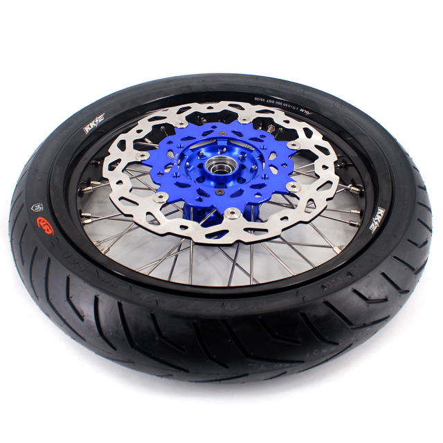 KKE 3.5*17/4.25*17 Supermoto Wheels Set With CST Tire Fit YAMAHA YZ125/250 1999-2022 YZ250F 2001-2022 YZ450F