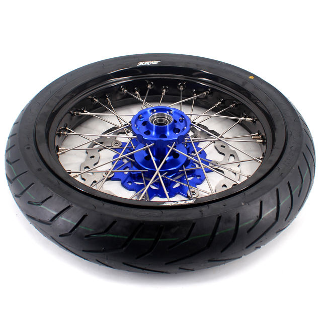 KKE 3.5*17/4.25*17 Supermoto Wheels Set With CST Tire Fit YAMAHA YZ125/250 1999-2022 YZ250F 2001-2022 YZ450F