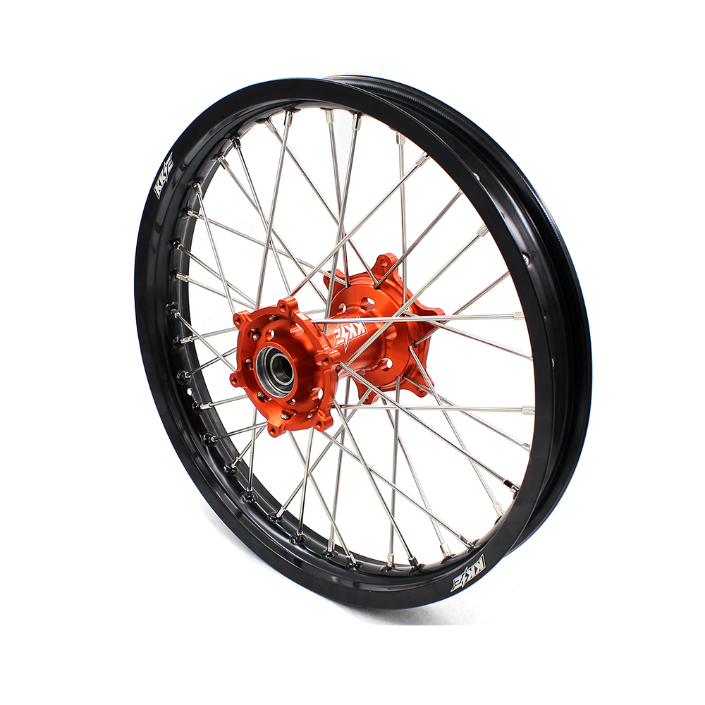 KKE 2.15*19" MX Rear Wheel Compatible with KTM EXC SXF 2000-2022 Orange Hub