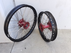 KKE 1.4*17/1.6*14 Dirt Bike Kid's Motorcycle Wheels Rim Set Compatible with HONDA CRF150R 2007-2022