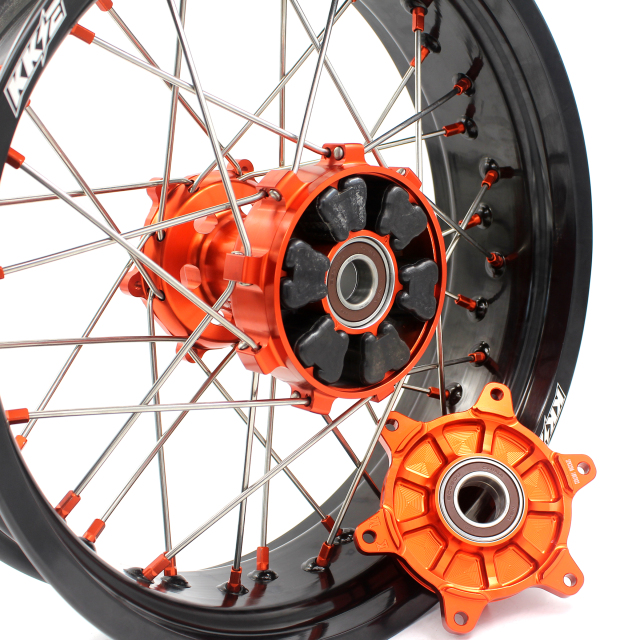 KKE 3.5/5.0 Motorcycle Cush Drive Wheel Fit KTM625 660 SMC KTM640 LC4 Supermoto  Orange Hub