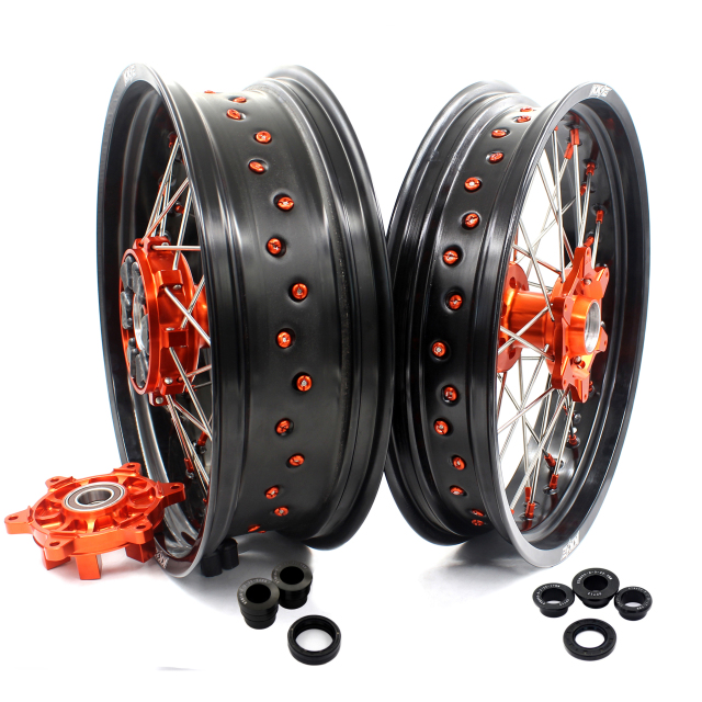 KKE 3.5/5.0 Motorcycle Cush Drive Wheel Fit KTM625 660 SMC KTM640 LC4 Supermoto  Orange Hub