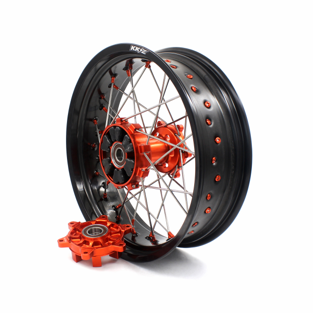 KKE 3.5/5.0 Motorcycle Cush Drive Wheel Fit KTM625 660 SMC KTM640 LC4 Supermoto  Orange Hub