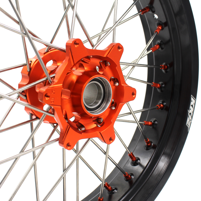 KKE 3.5/5.0 Motorcycle Cush Drive Wheel Fit KTM625 660 SMC KTM640 LC4 Supermoto  Orange Hub