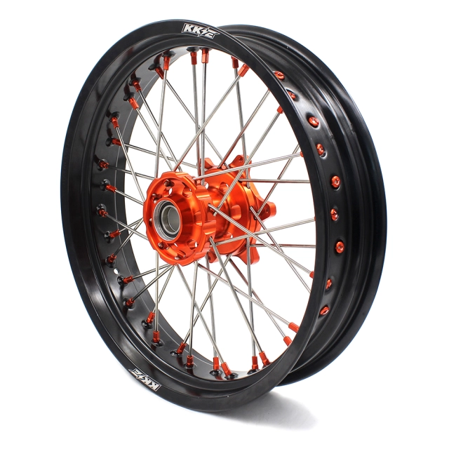 KKE 3.5/5.0 Motorcycle Supermoto Cush Drive Wheel Fit KTM690 ENDURO R SMC Orange Hub/Nipple