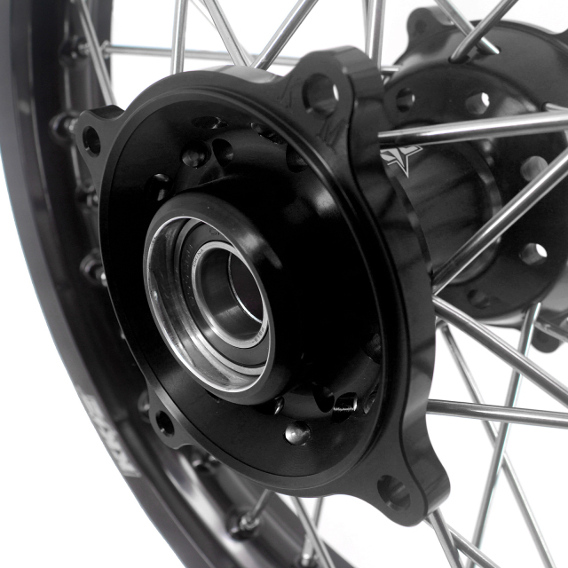 KKE 19/16 Kid's Wheel Rim Set Compatible with KTM85 SX 2021-2023 Black Hub