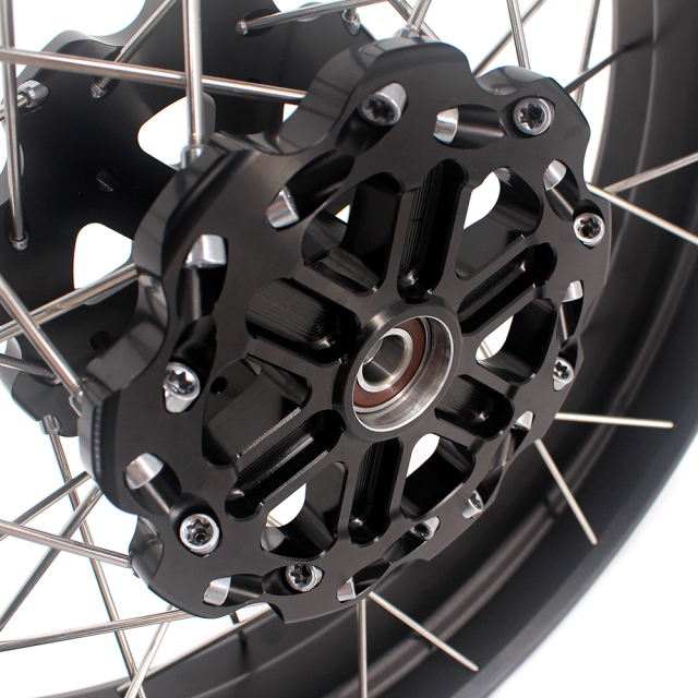 VMX Fit KTM 390 Adventure 2020-2021 Tubeless Wheels 2.5*19"/3.5*17" Rims Black Hub Black Rim