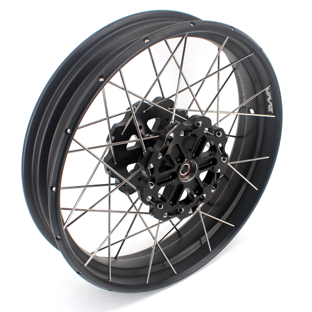 VMX Fit KTM 390 Adventure 2020-2021 Tubeless Wheels 2.5*19"/3.5*17" Rims Black Hub Black Rim