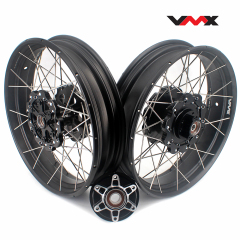 VMX Fit Husqvarna 401 2020-2021 Tubeless Wheels 3.0*17"/3.5*17" Rims Black Hub Black Rim
