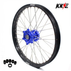 KKE 1.6*21" Front Dirtbike Wheel Rim Fit Yamaha YZ250F 2001-2024 YZ450F YZ125/250 Blue Hub