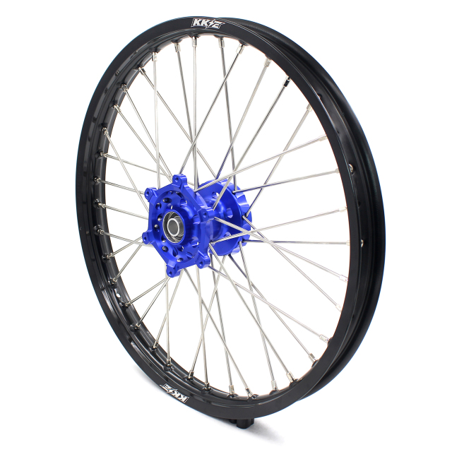 KKE 1.6*21" Front Dirtbike Wheel Rim Fit Yamaha YZ250F 2001-2023 YZ450F YZ125/250 Blue Hub