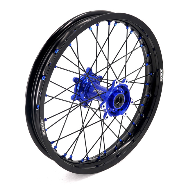 KKE 1.6*21" /2.15*18" Electric Bike Wheels Fit Surron Ultra Bee Dirt Bike Rim Blue Hub