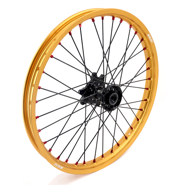 KKE 1.6*21" /2.15*18" Electric Bike Wheels Fit Surron Ultra Bee Dirt Bike Gold Rim