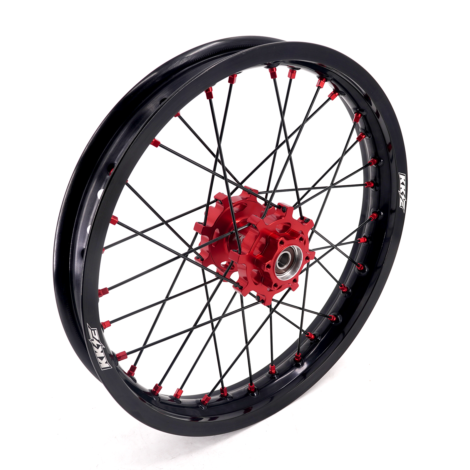 KKE 1.6*19" & 1.85*16" Electric Dirt Bike Wheels Rim for Sur-Ron Light Bee-X 2019-2025 E-Bike Red Hub