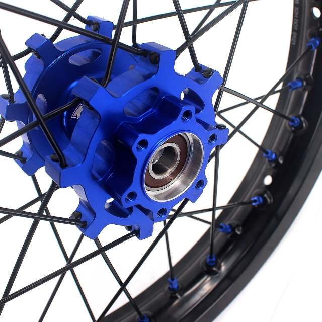 KKE 1.4*19" & 1.85*16" Electric Dirtbike Wheels Rim For Sur Ron Light Bee-X 2019-2022 Blue Hub