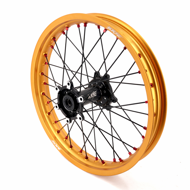 KKE 1.6*21" /2.15*18" Electric Bike Wheels Fit Surron Ultra Bee Dirt Bike Gold Rim