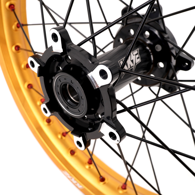 KKE 1.6*21" /2.15*18" Electric Bike Wheels Fit Surron Ultra Bee Dirt Bike Gold Rim