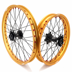 KKE 1.6*21" /2.15*18" Electric Bike Wheels Fit Surron Ultra Bee Dirt Bike Gold Rim