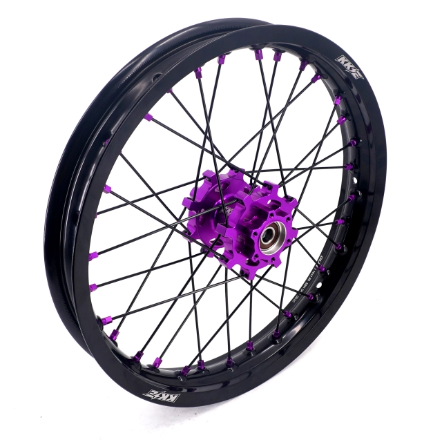 KKE 1.4*19" & 1.85*16" Electric Dirtbike Wheels Rim For Sur Ron Light Bee-X 2019-2022 Purple Hub