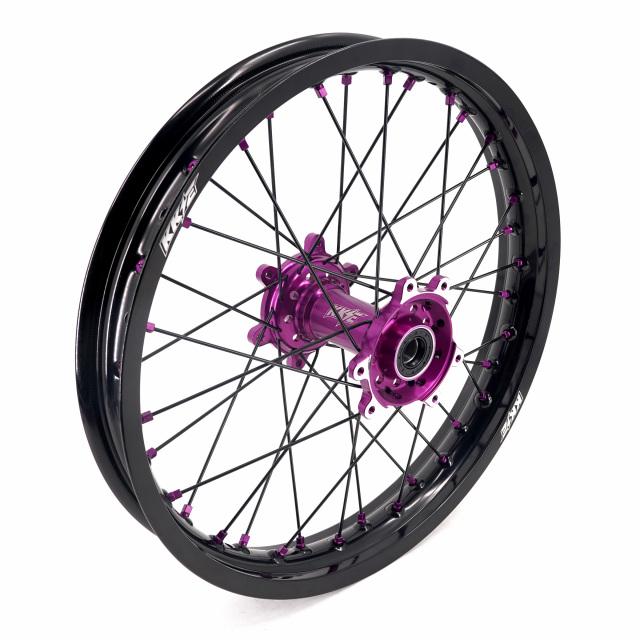 KKE 1.6*21" /2.15*18" Electric Bike Wheels Fit Surron Ultra Bee Dirt Bike Purple Hub