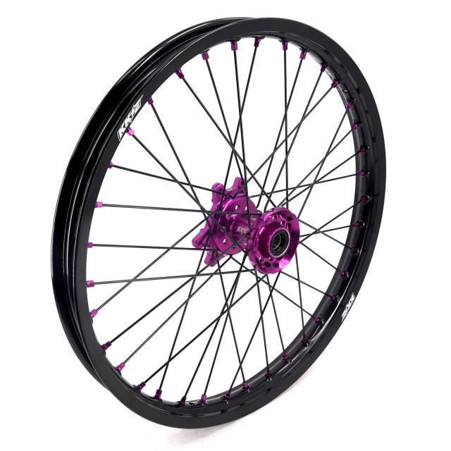 KKE 1.6*21" /2.15*18" Electric Bike Wheels Fit Surron Ultra Bee Dirt Bike Purple Hub