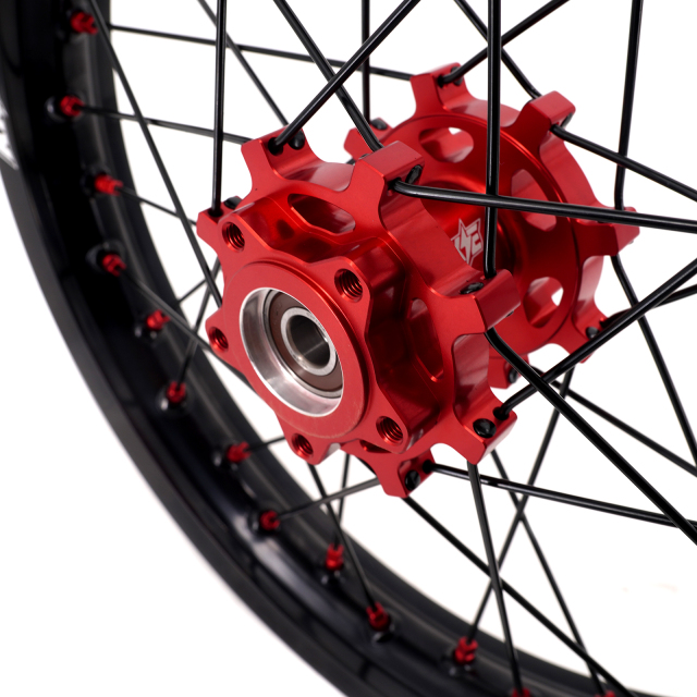 KKE 1.6*19" & 1.85*16" Electric Dirtbike Wheels Rim For Sur Ron Light Bee-X 2019-2022 Red Hub