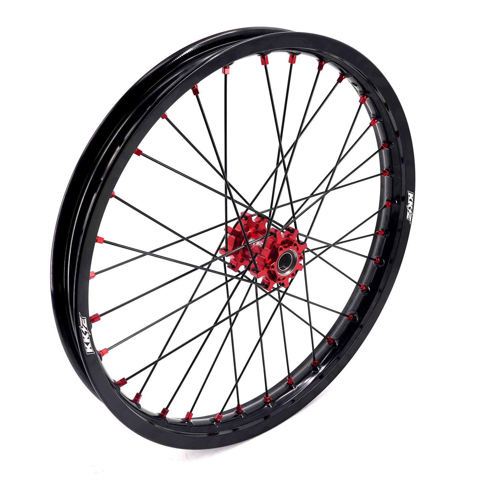 KKE 1.6*19" & 1.85*16" Electric Dirt Bike Wheels Rim for Sur-Ron Light Bee-X 2019-2025 E-Bike Red Hub