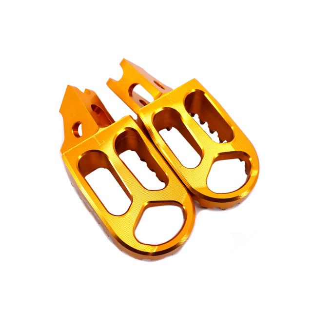 KKE Footpegs Billet Foot Rest Fit Sur Ron Ultra Bee Electric Bike Gold