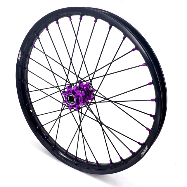 KKE 1.4*19" & 1.85*16" Electric Dirtbike Wheels Rim For Sur Ron Light Bee-X 2019-2022 Purple Hub