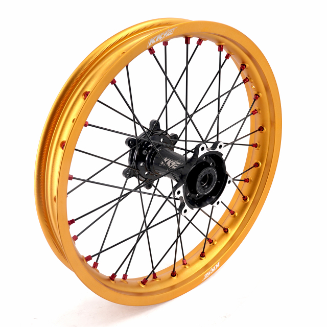 KKE 1.6*21" /2.15*18" Electric Bike Wheels Fit Surron Ultra Bee Dirt Bike Gold Rim